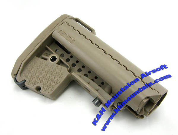 Element M4 VLTOR stock with spare battery compartment (TAN)