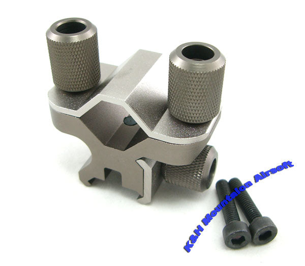 Element flashlight mount for rail with big screws (TAN)