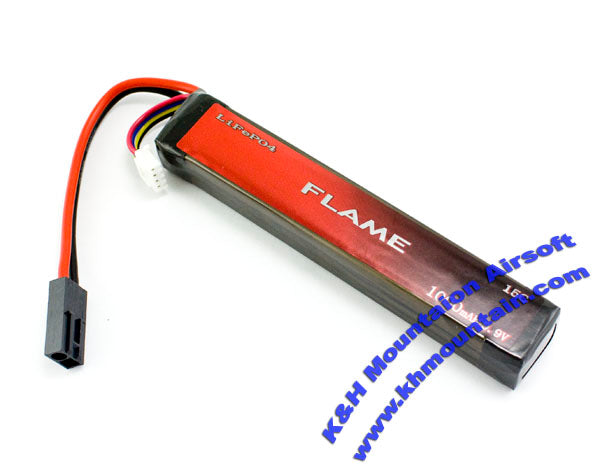 Flame 9.9V 1000mah LiFePO4 Battery / 1-pcs /(15C)
