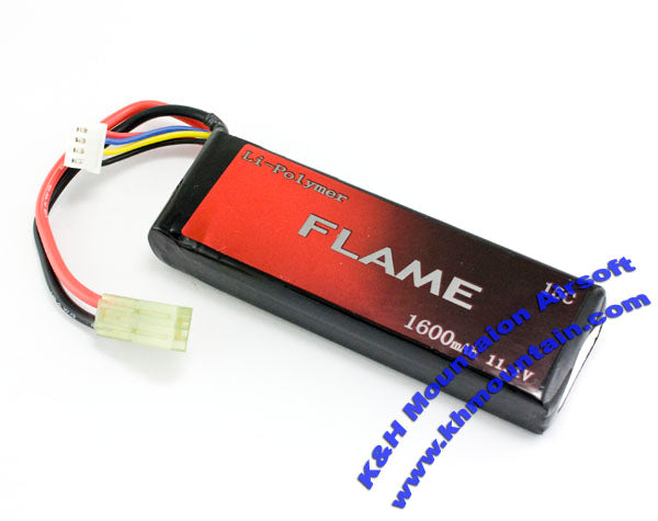 Flame 11.1V 1600mah Li-Polymer Battery /(15C)