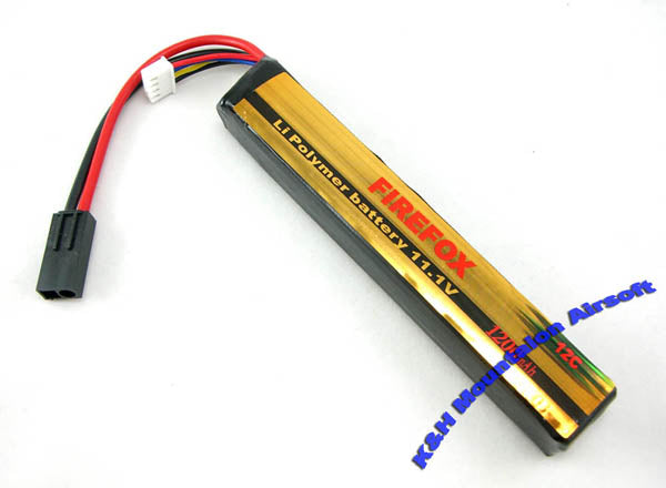 FireFox 11.1V 1200mah Li-Polymer Pack Battery 1-pcs (12C)