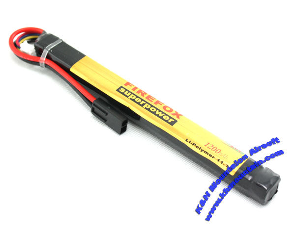 FireFox 1200mah 11.1V Li-Polymer Battery Stick (20C)