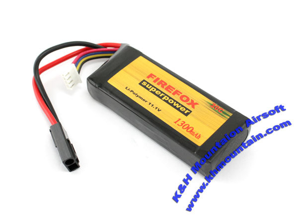 FireFox 11.1V 1300mah Li-Polymer Pack Battery (20C)