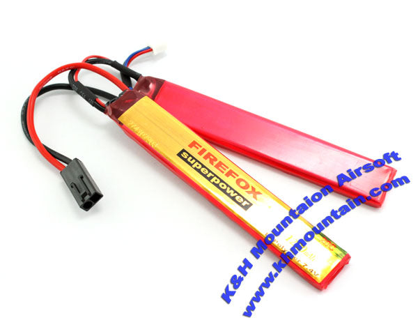 FireFox 1200mah 7.4V Li-Polymer Battery 2-pcs (20C Version)