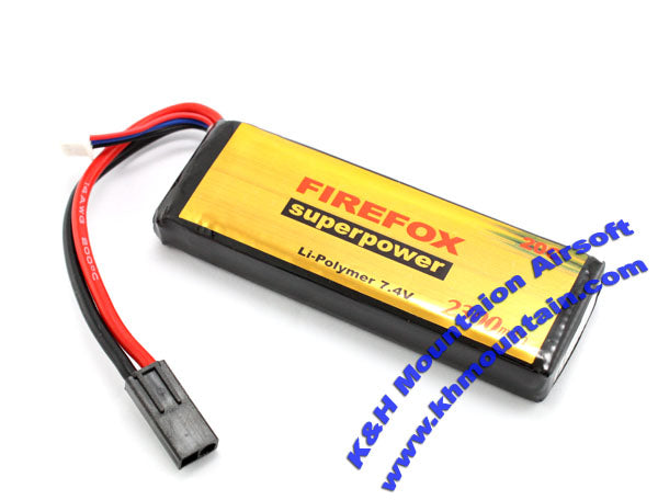 FireFox 2300mah 7.4V Li-Polymer Battery (20C Version)
