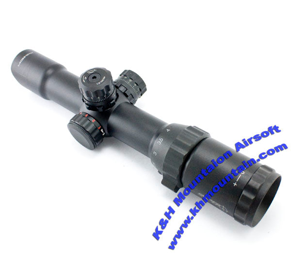 SNIPER 1-4 x 28 with Red / Green Illuminated Rifle Scope