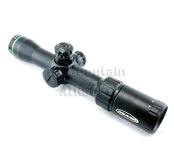 WEAVER 2-7 x 32 Red & Green Illuminated Rifle Scope