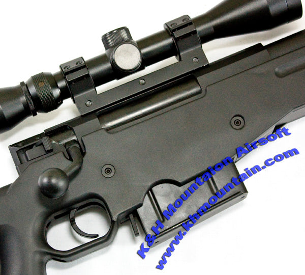 Well Full Metal Gas Power AW338 L96 Sniper Rifle (G96D) / Black