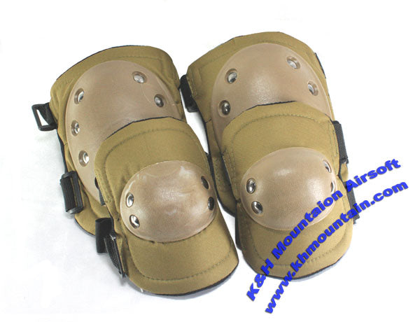 CORDURA KNEE & ELBOW Pads CAMOUFLAGE / TAN