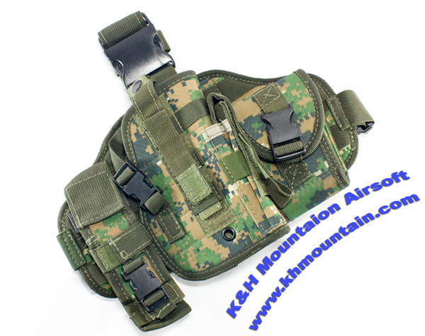 Universal Component Molle Dropleg Pistol Holster / Digital WD