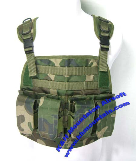 Marine MEU FSBE Molle MOD Plate Carrier Vest in Green color