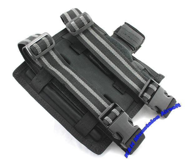 Dual Magazines Dropleg Holster with Anti-gliding belt (Black)