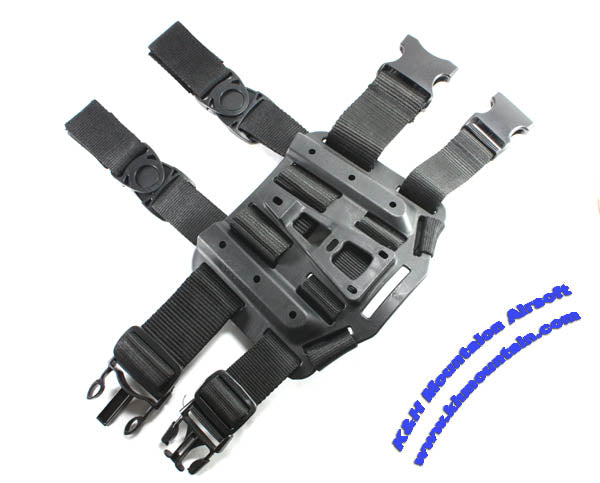 CQC style plastic holster modular platform (Black)