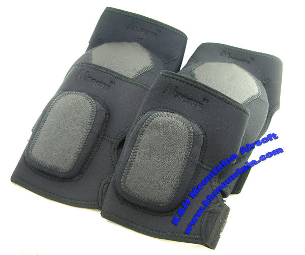 Hellstorm Neoprene Knees and Elbows protector pads / Black