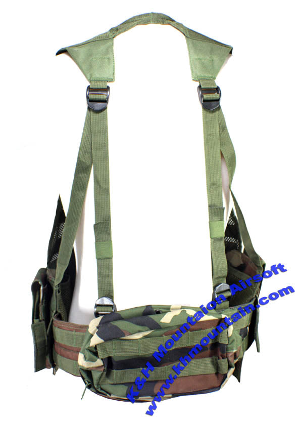 US Tactical Assault Molle Vest in Woodland color