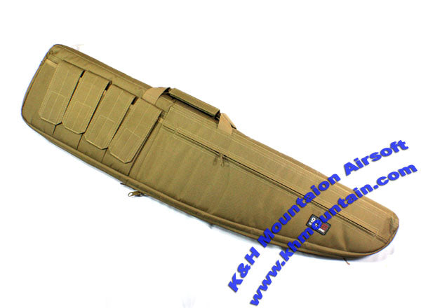 Assault Rifle Gun Bag with Sponge Protected Layer / TAN