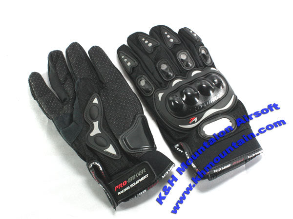 Outdoor Sport Motorbike Gloves / Black