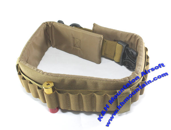Tactical Shot Gun Molle Belt Hanger in TAN color
