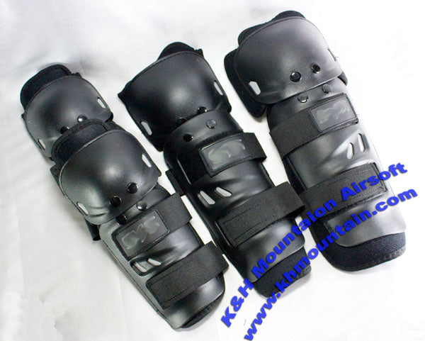 FOX Style Knee & Elbow Pads/ Black