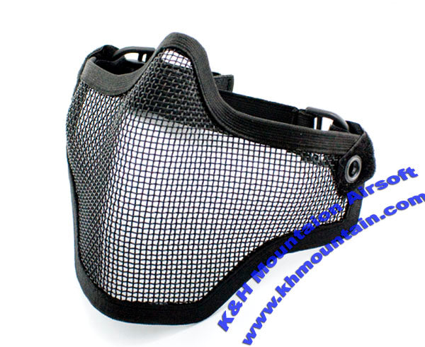 Strike Steel Lower Face Mesh Mask / Black