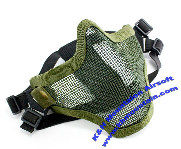 New Version Strike Steel Lower Face Mesh Mask / Green