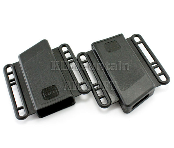 Plastic Magazine Pouch for M1911 / Black (a pair)