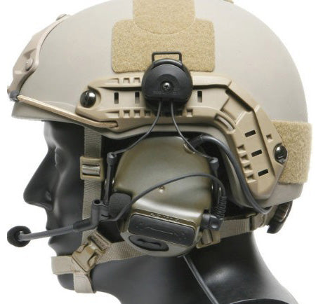 FMA PT Headset and Helmet Rail Adapter Set / Black