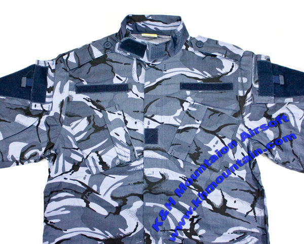 BDU Set with Shirt and Pants / Ocean Britain Woodland Pattern