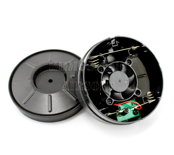 Full Face Protector Gas Mask with Fan Ventilation System / BK