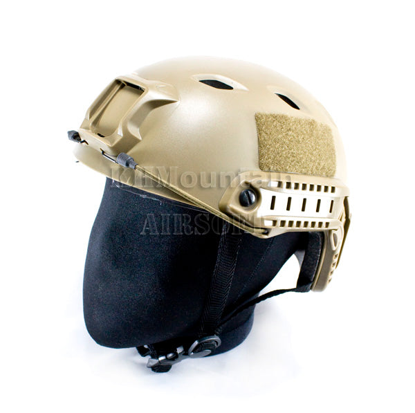 Emerson BJ Clear Len Helmet with NVG Mount Two Side Rail / DE