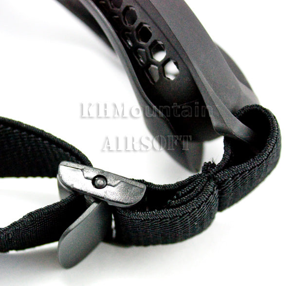 Military Polycarbonate Protection Clear Glasses Goggles (Black)