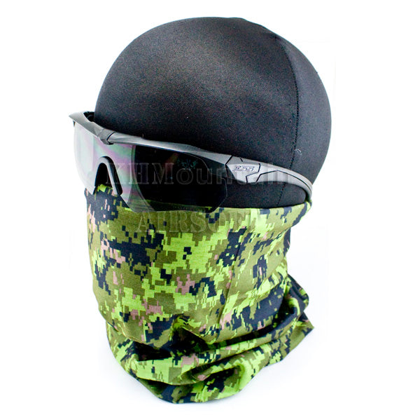 Cacique タクティカルハーフフェイスマスク / デジタルウッドランド