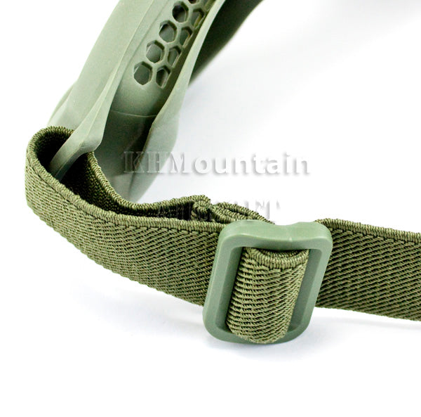 Military Soft Rubber Mesh Protection Glasses Goggles / OD