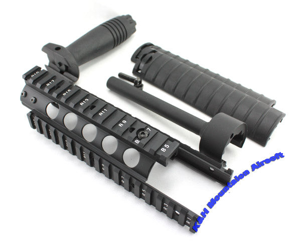 CYMA MP5 CNC Matte Black Quality Aluminum RAS Full Set (C.52)