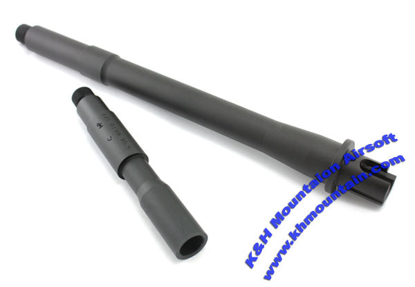 M4A1 CNC Aluminum Outer Barrel 2-pcs for AEG /5KU-64 Black