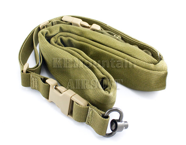 1000D Nylon ONE- POINT Rifle Sling /w QD Sling Swivel / TAN