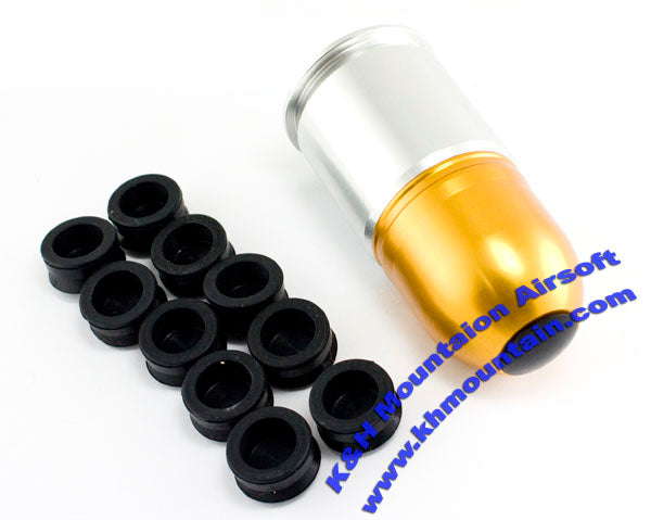 Gas Cartridge for M203 Paintball / Short / Silver