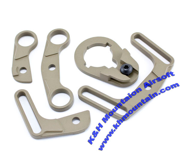 AF Full Metal Multi-function Sling Swivel for AEG M4 / TAN