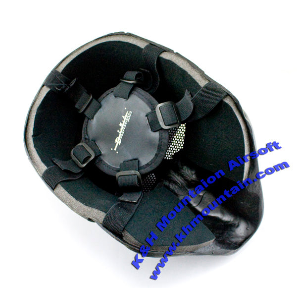 FMA T800 Style Mask with Mesh Goggle / Gold