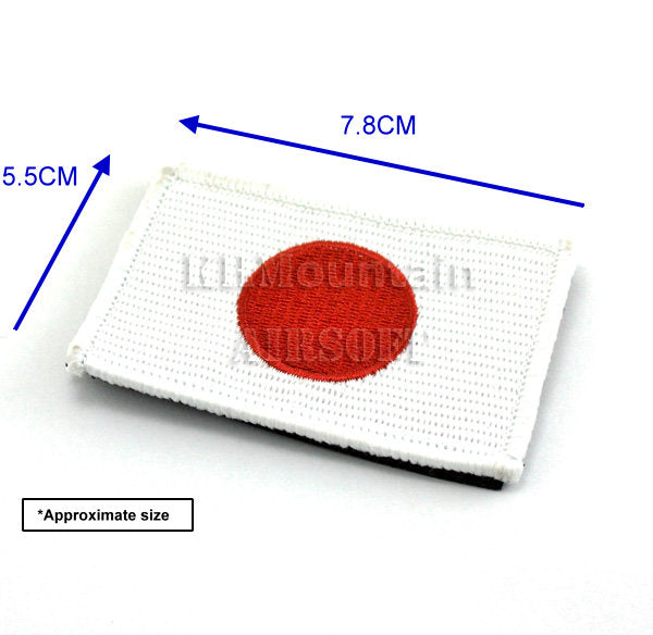 ミリタリーベルクロワッペン/日本の国旗