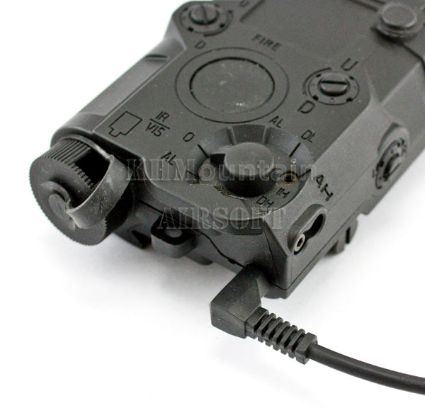 Dream Army PEQ-15 Style Battery box with Red Laser / Black