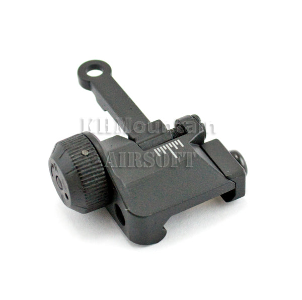 Dream Army M16A4 Foldable Metal Rear Sight / Black