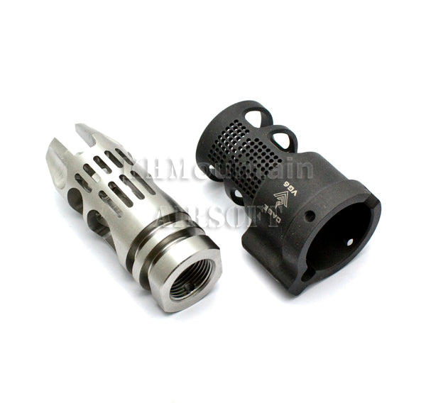 AEG GBB スチール VG6 SUS フラッシュハイダー (-14mm)