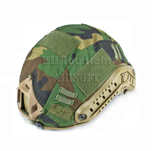 Dream Army Helmet Cover for FAST Helmet / Woodland