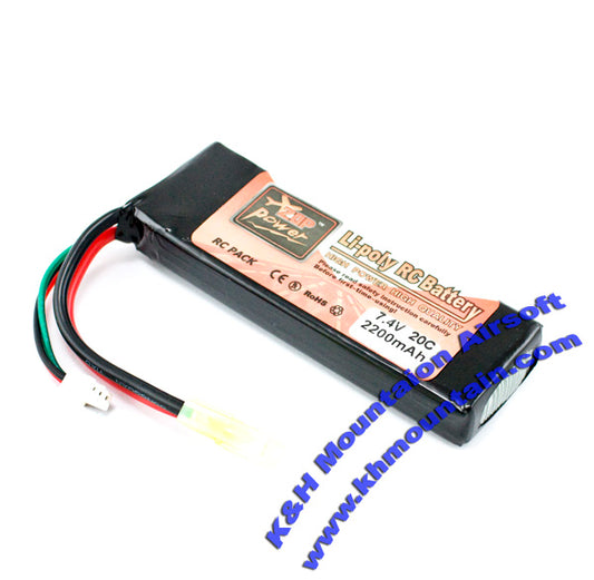 ZOP 2200mah 7.4V LiPolymer Battery (20C Version)