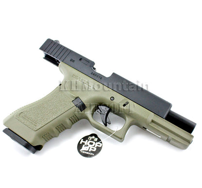 Army Glock 17 Gas Blowback Pistol with Metal Slide (R17A)