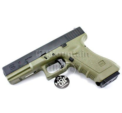 Army Glock 17 Gas Blowback Pistol with Metal Slide (R17A)