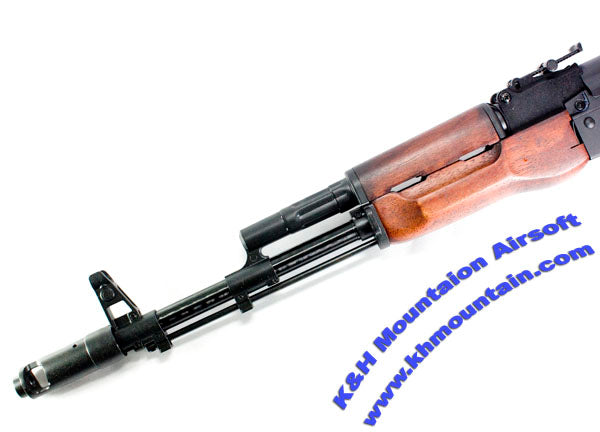 Full Metal AK74 Electric Blowback Rifle AEG Real Wood(ASK202)