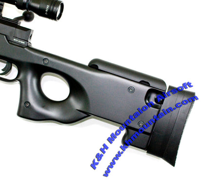 E&C L96 Sniper Rifle with Scope and Bipod / EC-501D / Black