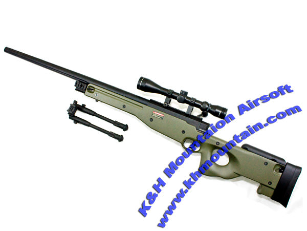 E&C L96 Sniper Rifle with Scope and Bipod / EC-501D / DE – KHMountain ...
